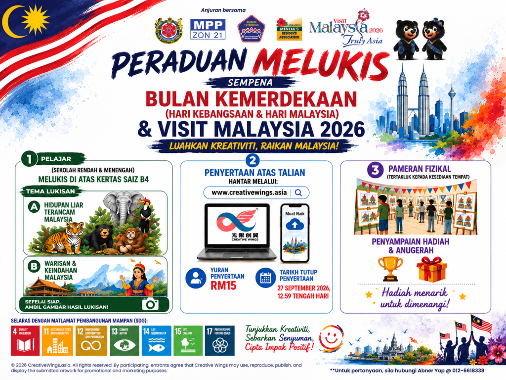 Merdeka Month & Visit Malaysia 2026 Drawing Competition